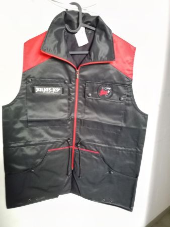 K9 Hundesport Gillet schwarz rot XS - 5 XL Frühlings Aktion