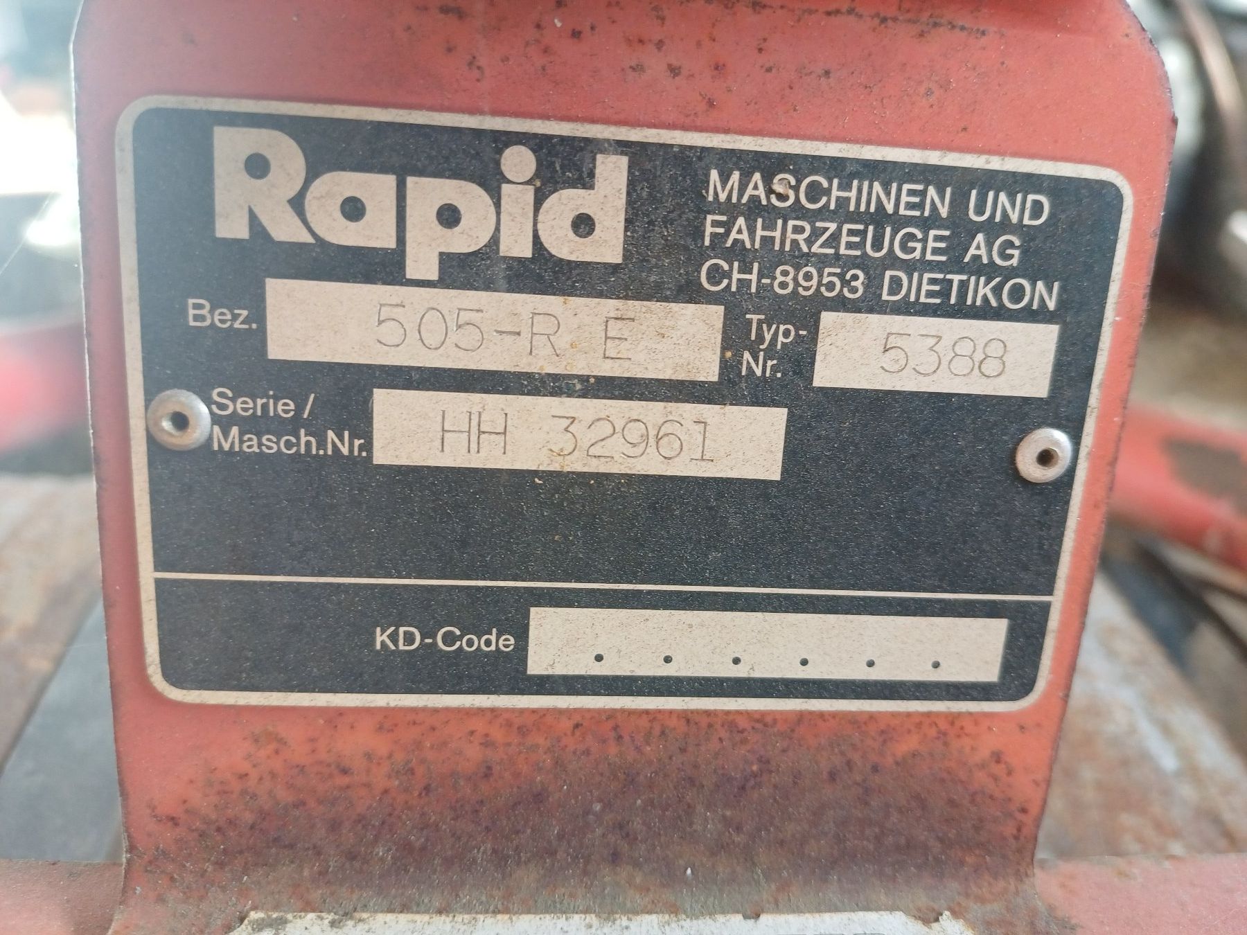 Rapid Alle Maschinen: Motormäher Rapid 505 – Defekt aus Büttikon AG von Zelti64 3