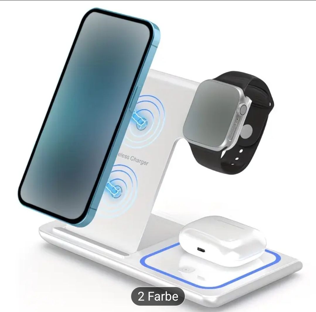Caricabatterie: 3 in 1 Wireless Charger Ladestation Neue – Nuovo e nell'imballaggio originale da St. Erhard venduto da Lauko123 3
