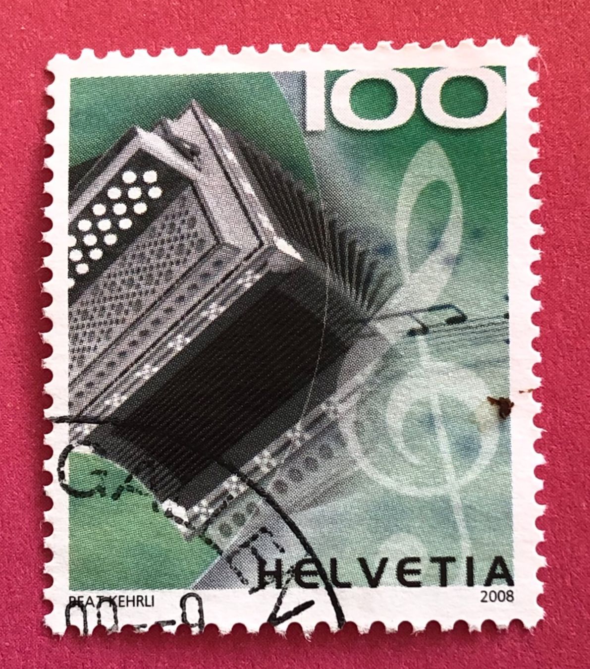 Tutti i francobolli: Nr.1268 Volksmusik GESTEMPELT 2008    – Usato da Aarau venduto da Billa007