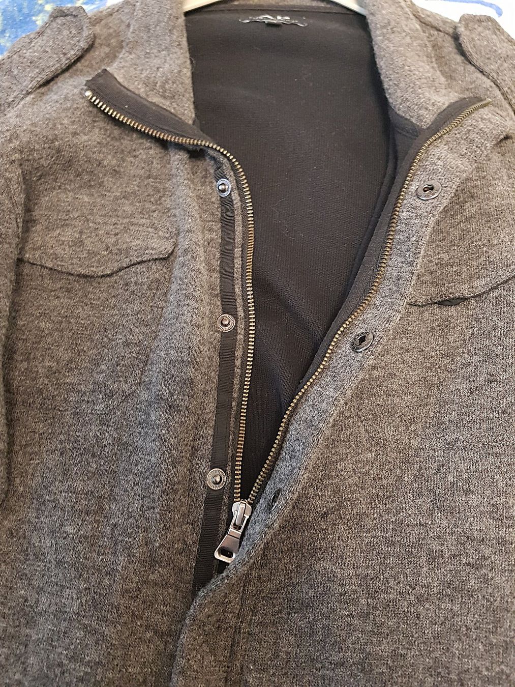 Avant Premiere Giacche: Wolljacke Herren dunkelgrau Grösse M – Nuovo (secondo la descrizione) da Winterthur venduto da Joschko 2