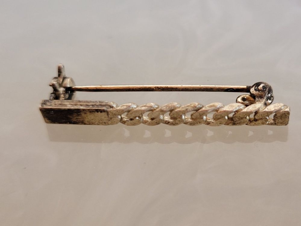 Broche ancienne en argent filigrane - Montres & Bijoux