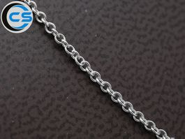 Collier Ankercollier 18 Karat Weissgold Länge 38cm