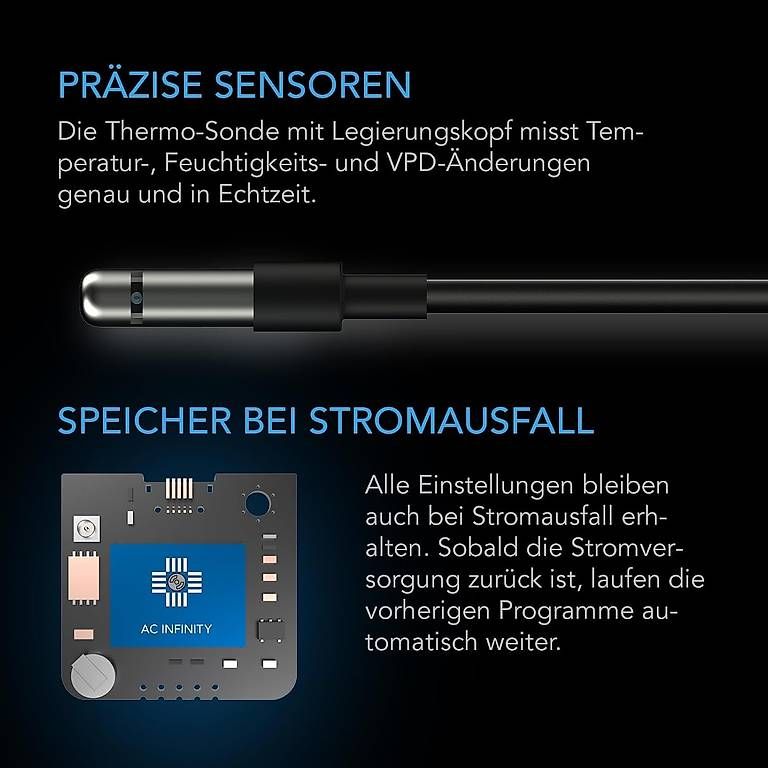 Sistema di controllo: AC Infinity Controller 69 PRO Intelligenter Umweltcontroller – Nuovo (secondo la descrizione) da Kreuzlingen venduto da Best-Deal-Oase 4