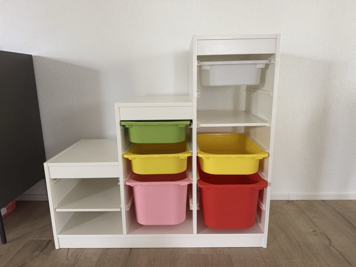 Scaffali: Regal Trofast mit Boxen und Tablare – Usato da Geroldswil venduto da Singha4