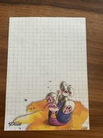 A6 Sammelblatt von Diddl Nr. 28 ‚Turboschnecke‘ 💕🐭🤩