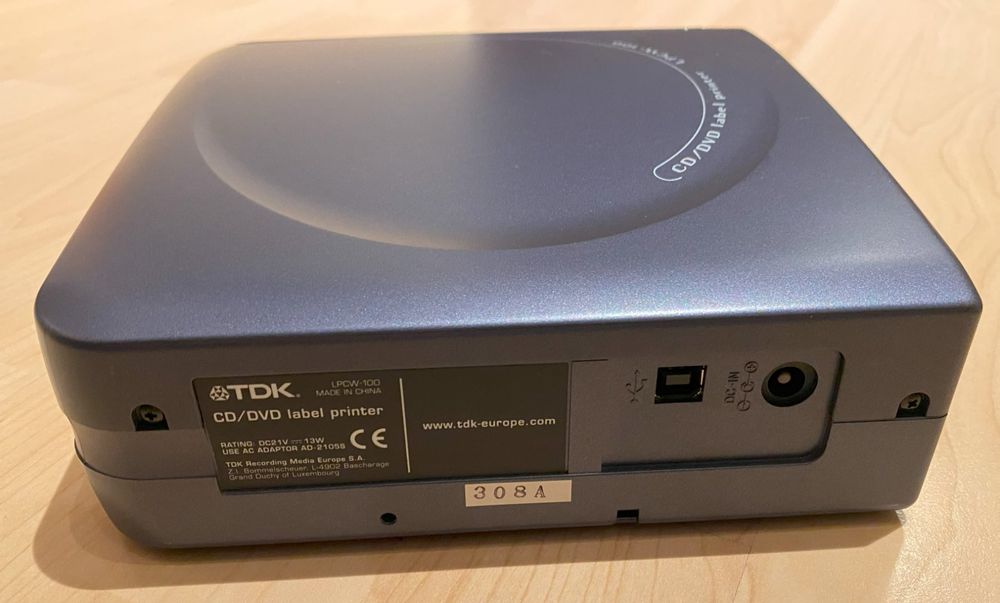 TDK LPCW100 CD/DVDLabel Printer Kaufen auf Ricardo