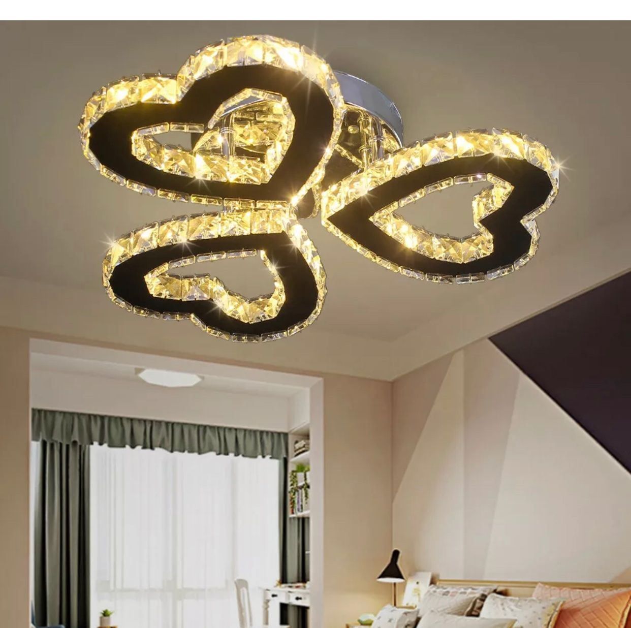 Lampade: +Moderne Kristallleuchter Lampe herz – Nuovo e nell'imballaggio originale da Amriswil venduto da JaJa-Express 2