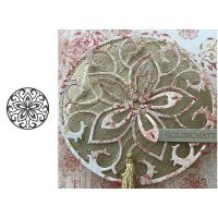ORNAMENT BLUME STANZSCHABLONE