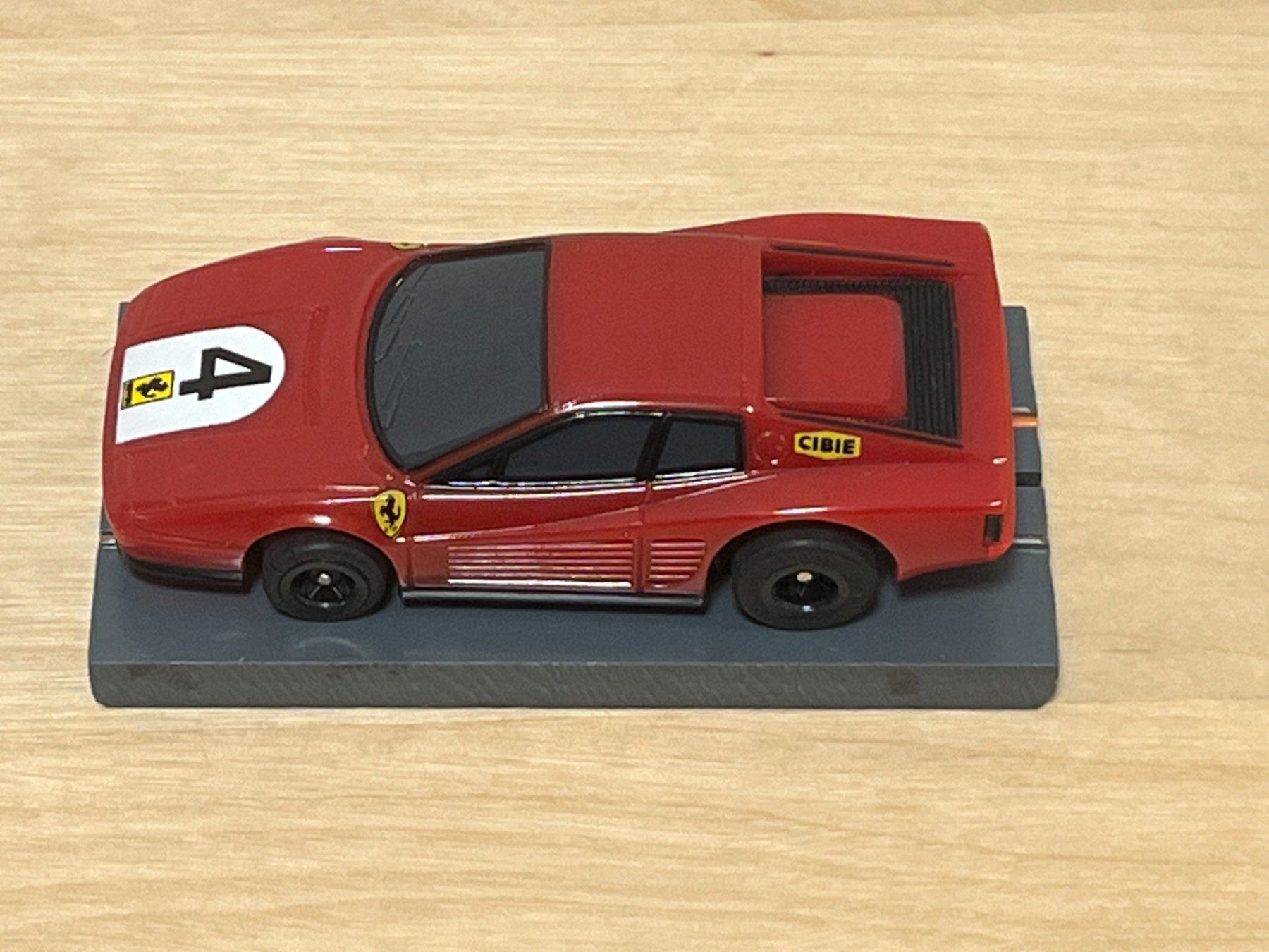 Rennbahnen: Tomy AFX Ferrari Testarossa #4 "Cibié " Dunkelrot – Neu (gemäss Beschreibung) aus Bülach von h0slotch 1