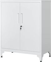 Aktenschrank mit 2 Türen Grau