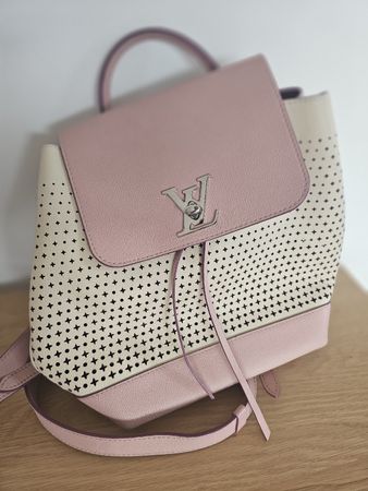Louis Vuitton Lockme Perfo Rucksack M54577 rosa Original