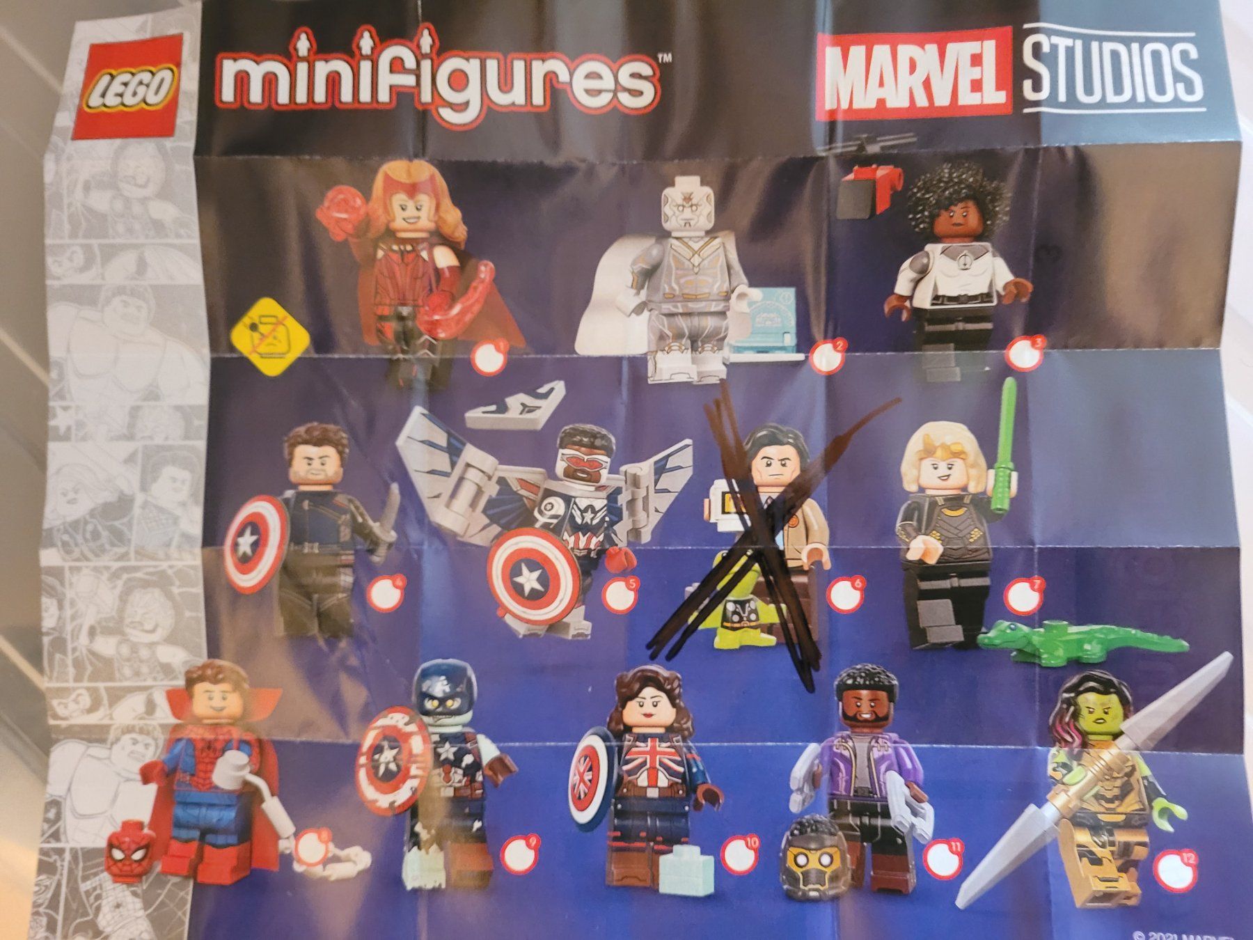 Lego Kit di costruzioni: Lego 71031 Marvel Studios Serie: Figur n.6 fehlt – Nuovo e nell'imballaggio originale da La Tour-de-Peilz venduto da estelle69