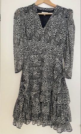 Suncoo Paris Kleid, Gr. T1, Schwarz/Weiss, Top Zustand!