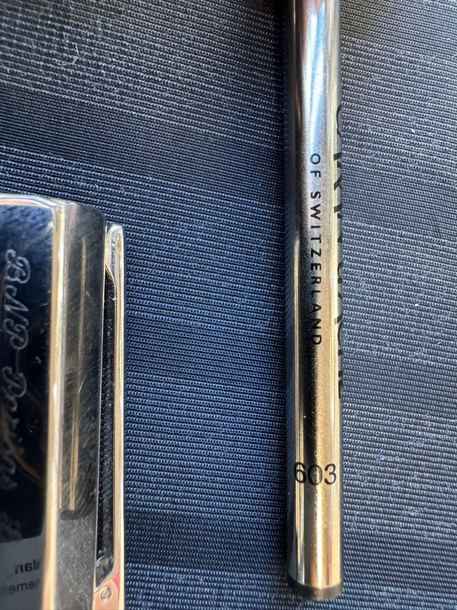 Caran D'Ache Penna & Evidenziatori: Caran d'Ache Varius Carbon Rollerball-Stift – Usato da Zürich venduto da Brockiwelt 2
