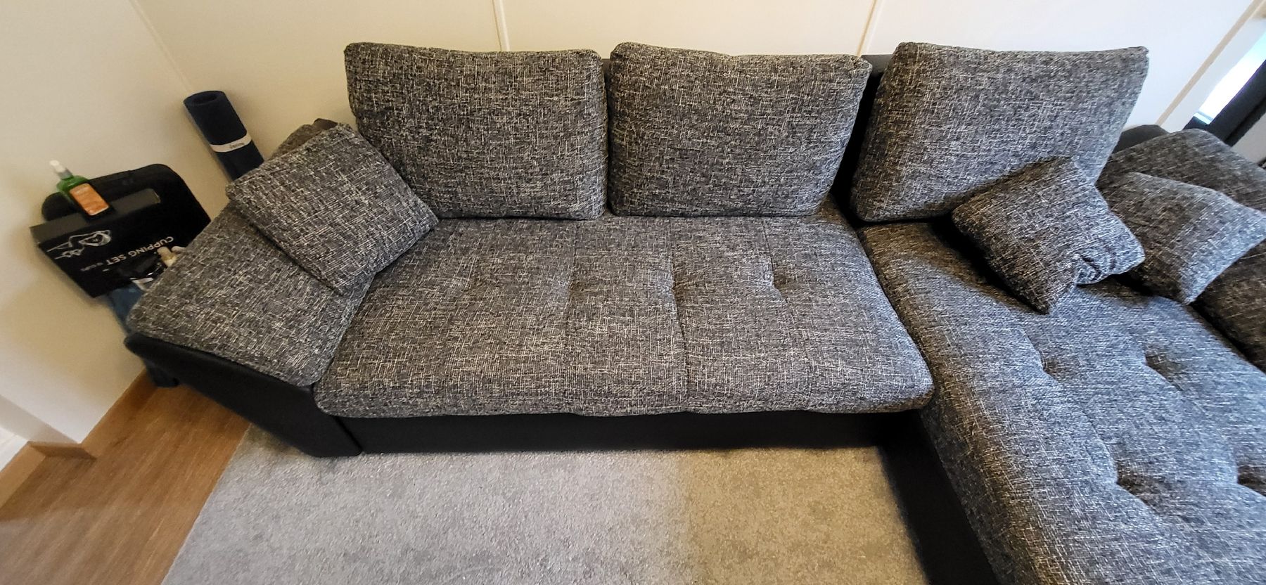Divani: Ecksofa mit Schlaffunktion CAESAR links/rechts schwarz – Usato da Niederurnen venduto da mul_2zhc 2