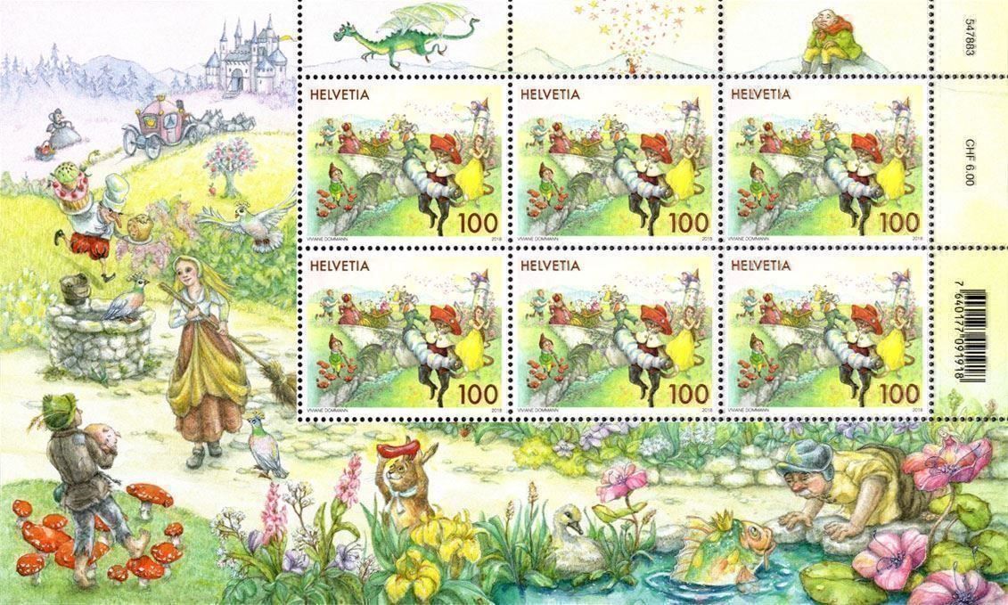 Tutti i francobolli: Kleinbogen Märchen Wiese** – Nuovo (secondo la descrizione) da Dottikon venduto da haeusibuh5