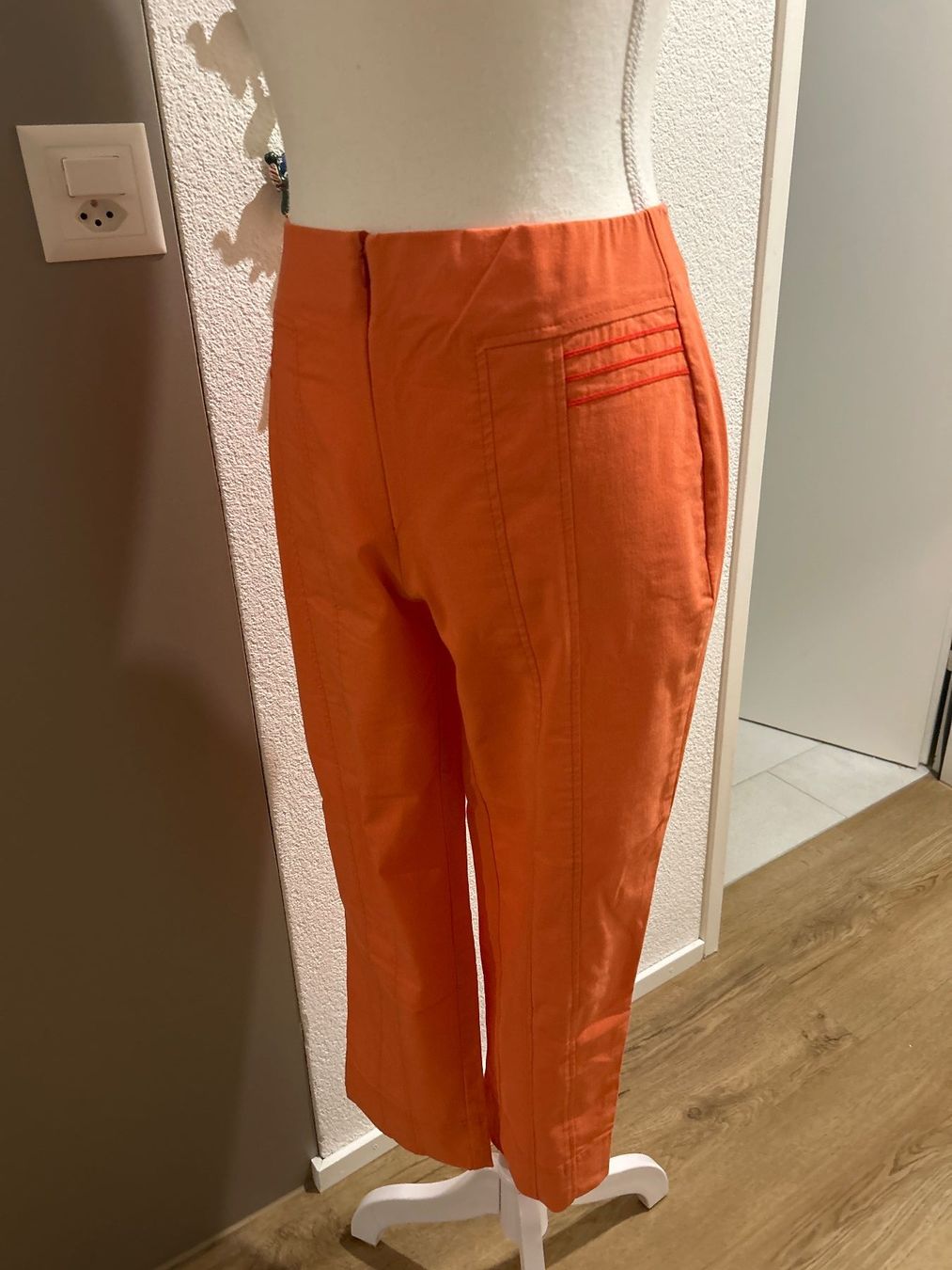 Pantaloni: 7/8 Sommerhose orange von Steilmann – Usato da Brunnen venduto da Nala2929 3