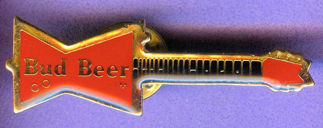 Plaquettes & Badges: Bud Bier  Gitarre – D'occasion à Winterthur par Sammleroase