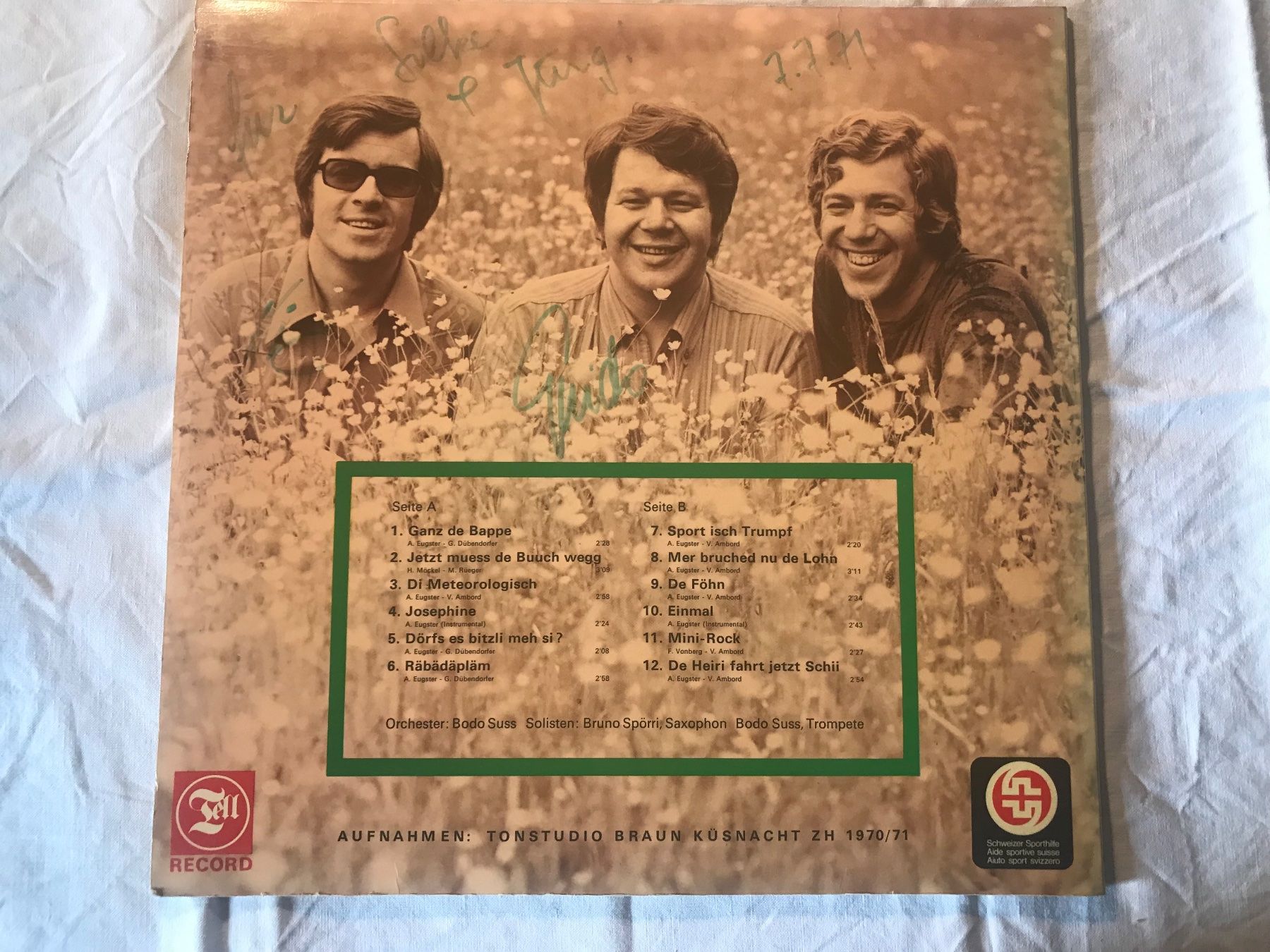 Dischi in vinile: Trio Eugster LP signiert – Usato da Ranflüh venduto da ChristinaW01 2