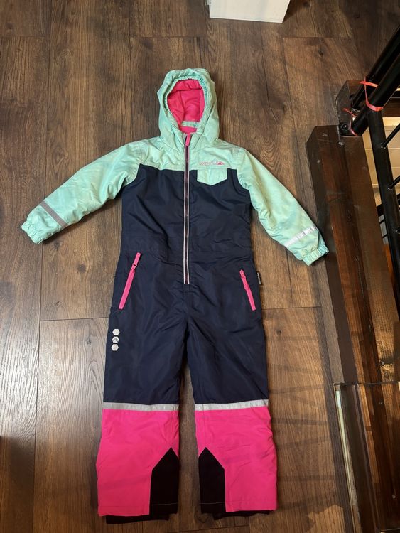 C&A Completi: Nordville Ski-Overall Mädchen Gr 128 Schneeanzug Winteranzug – Usato da Embrach venduto da Leva11
