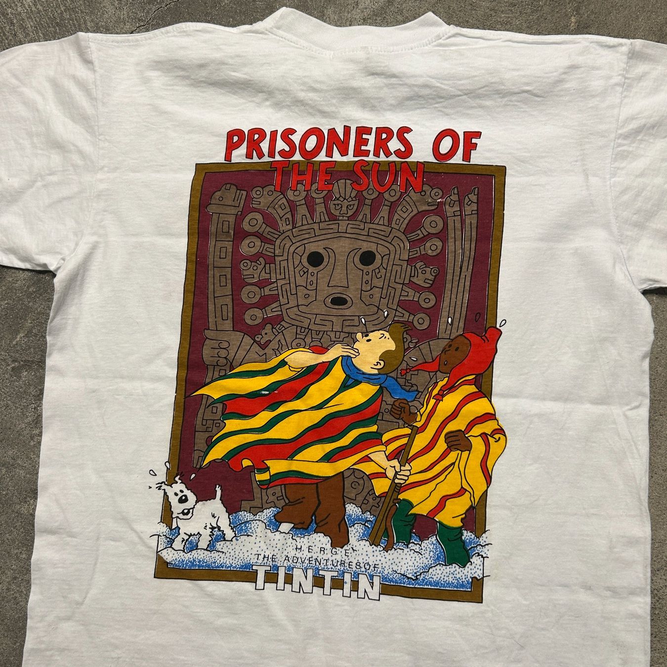 T-shirt: Vintage 90s Tintin – Usato da Genève venduto da vintage_clothing