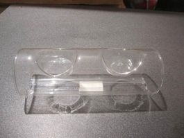 Kerzenständer rund Glas, 2 Teekerzen