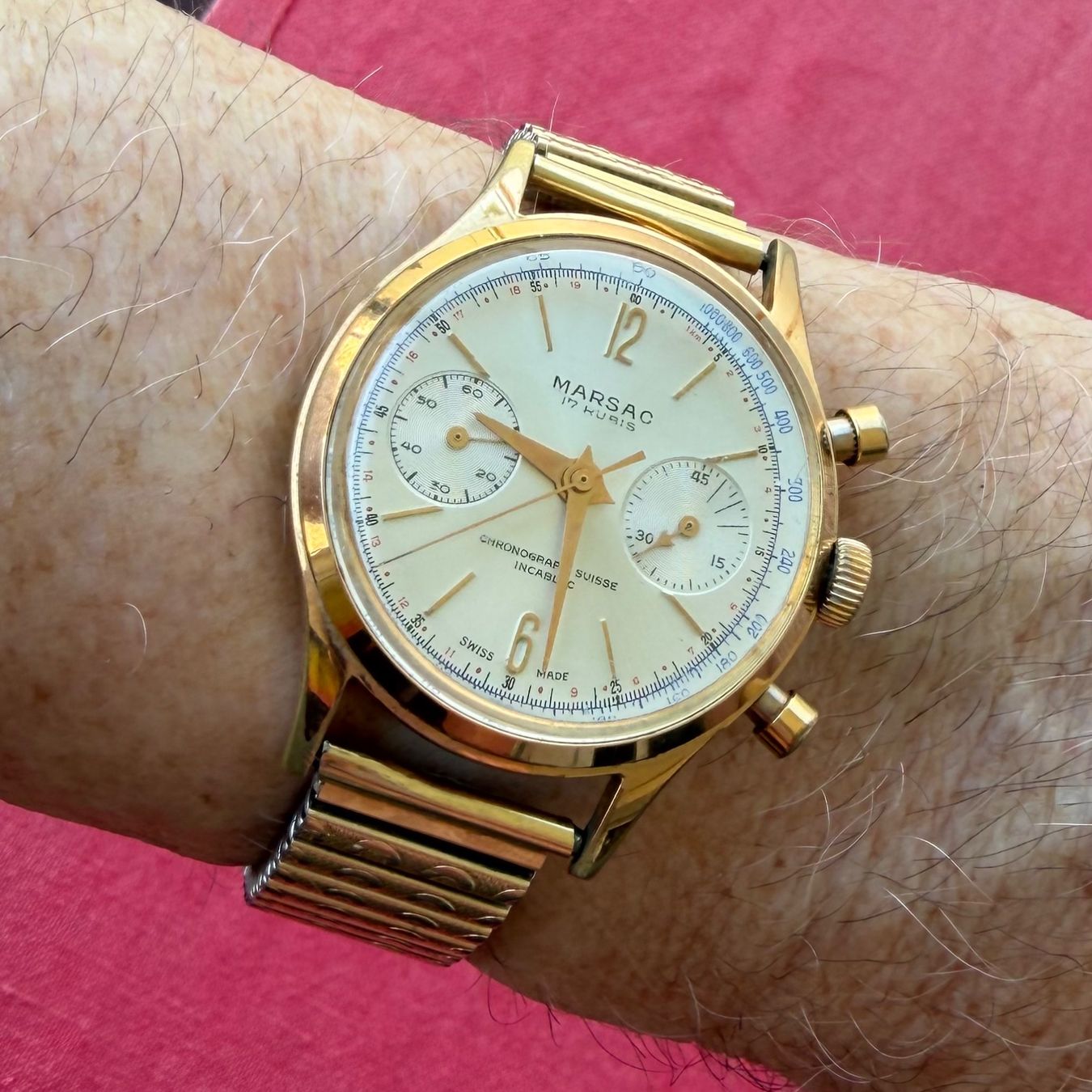 Montres: MARSAC Chronograph Suisse – D'occasion à Holderbank AG par Chlaus54 6