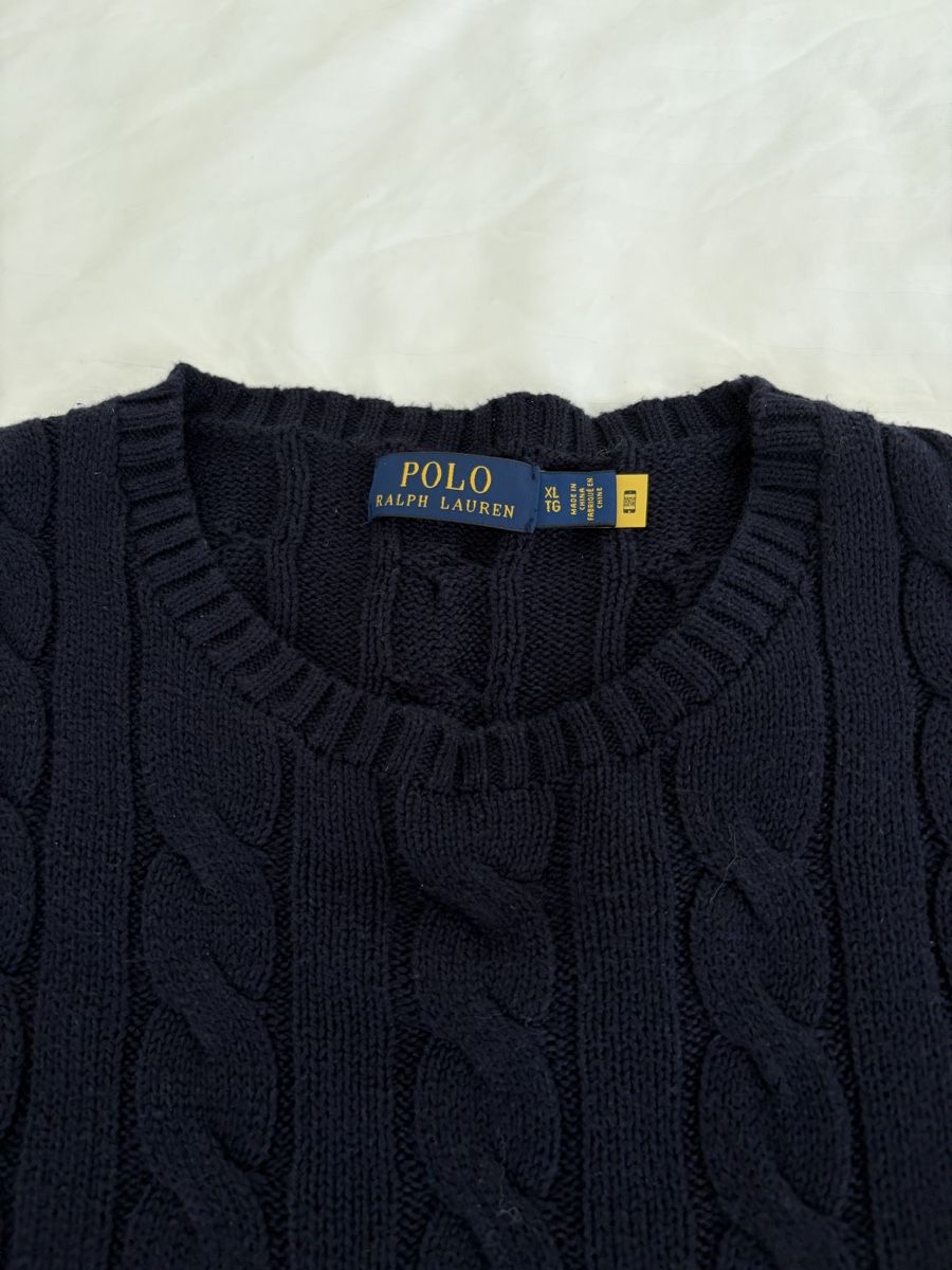 Ralph Lauren Pullover & Sweatshirts: Ralph Lauren Pullover dunkelblau Strick Grösse XL – Gebraucht aus Meggen von moni_96 3
