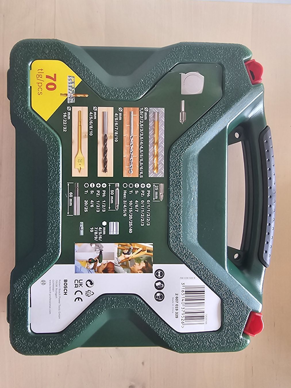 Bosch Tutti gli attrezzi: Bosch X70Ti Drill Bit Set - 70 Pieces - Ungeoffnet – Nuovo e nell'imballaggio originale da Gossau ZH venduto da McBau 1