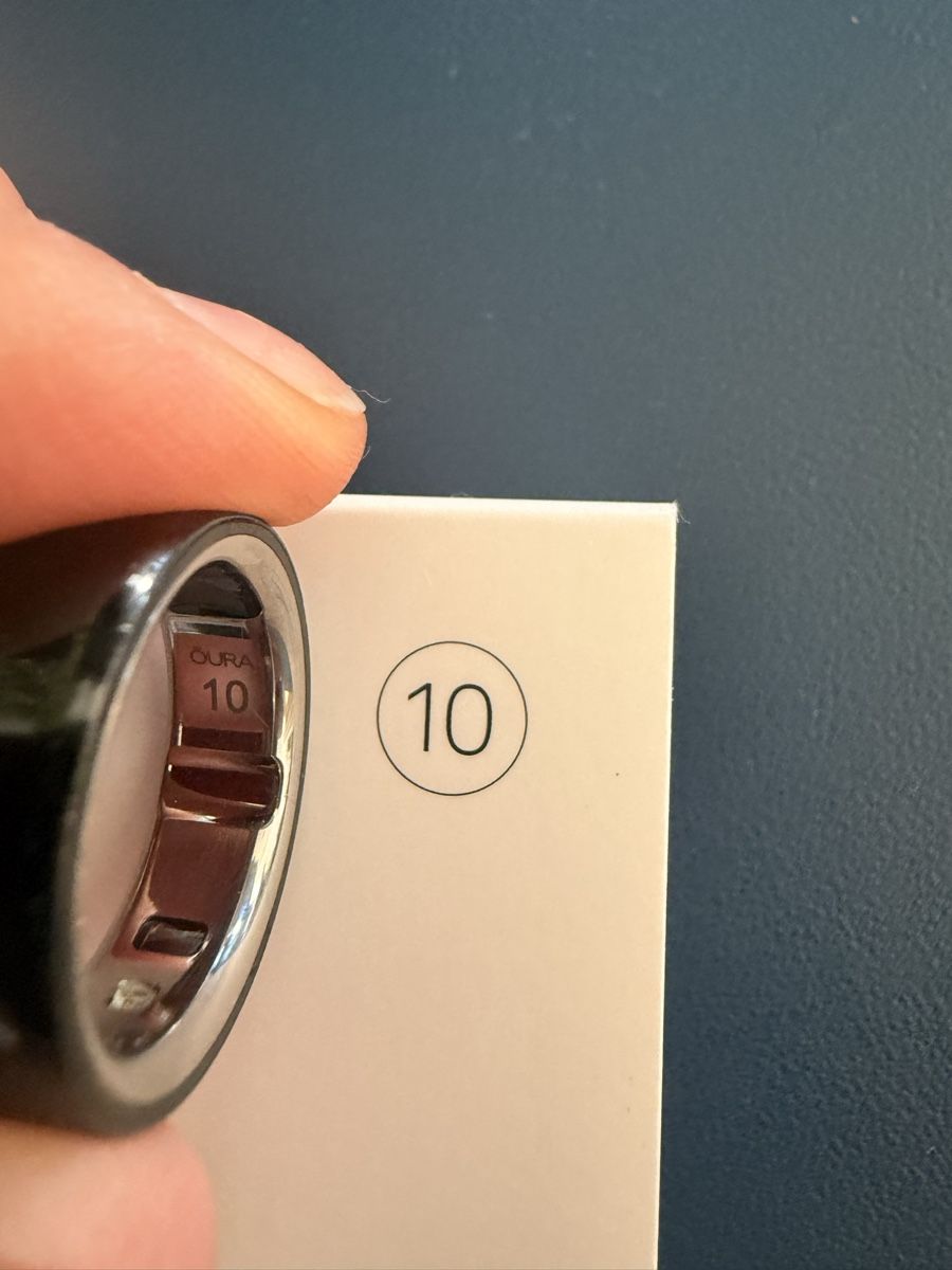 Oura Anelli: Oura Ring 4th generation - Black - Size 10 – Nuovo (secondo la descrizione) da Zürich venduto da webonyx 3