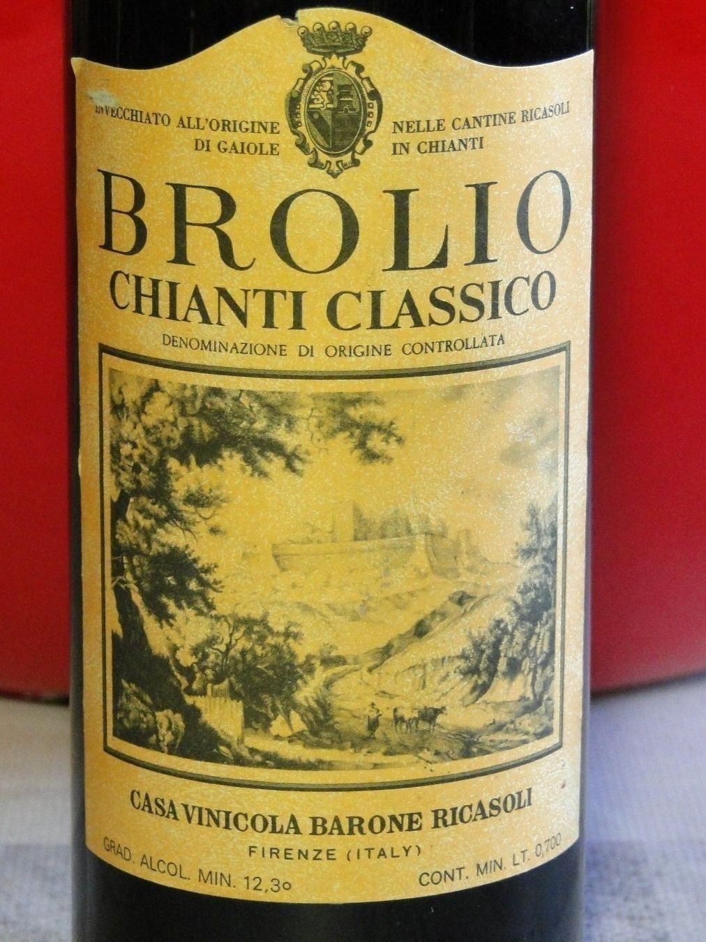 Wein: Rar Briolio - Chianti Classico 1981er – Neu (gemäss Beschreibung) aus Emmenbrücke von Ulisse-22 1