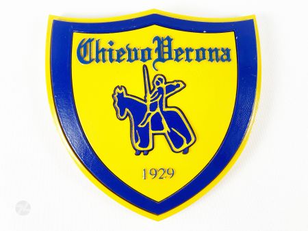 Chievo Verona Fussball Club Wappen Wandbild Logo Plakette