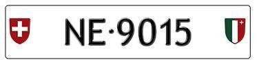Insegne: Plaque auto NE 9015 – Nuovo (secondo la descrizione) da Boudevilliers venduto da ENCHERES-PLAQUES-NE