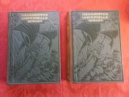 Géographie Universelle Quillet, tome 1 et 2 (1923)