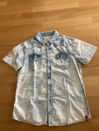 Enos Jeans Wear Hemd, hellblau, Gr. XL, Sommer Top!