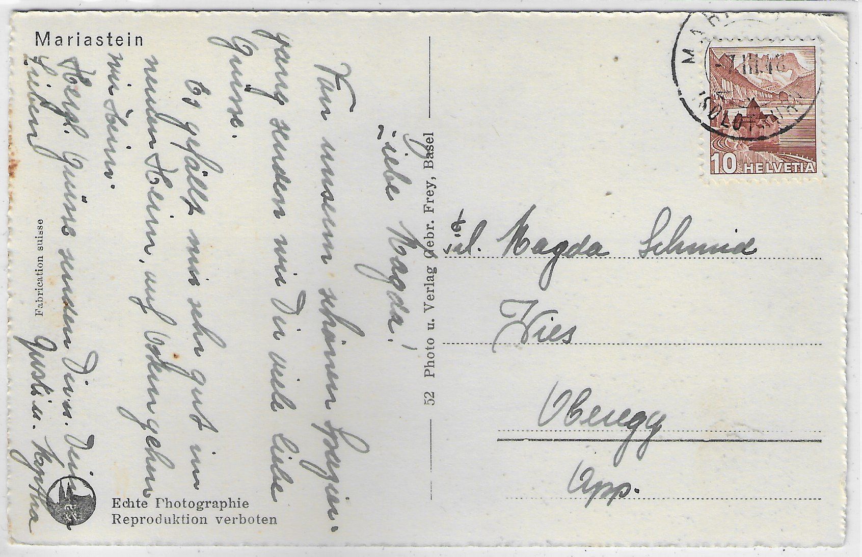 Cartoline postali: Maristein - Multiview – Usato da Ettingen venduto da Kartenplanet 1