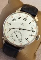 OMEGA Handaufzug Elegante Herrenuhr 44mm