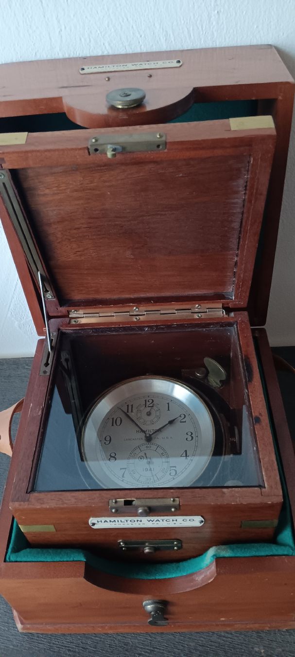 Uhren: HAMILTON MARITIM Chronom. 1941 . Schiffsuhr! – Defekt aus Maienfeld von Andyr44 2