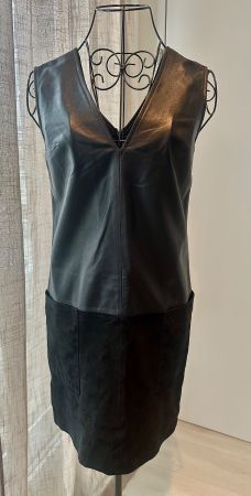 Wunderschönes Mango Lederkleid, neu