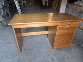 Kinderpult massiv Holz, 4 Schubladen