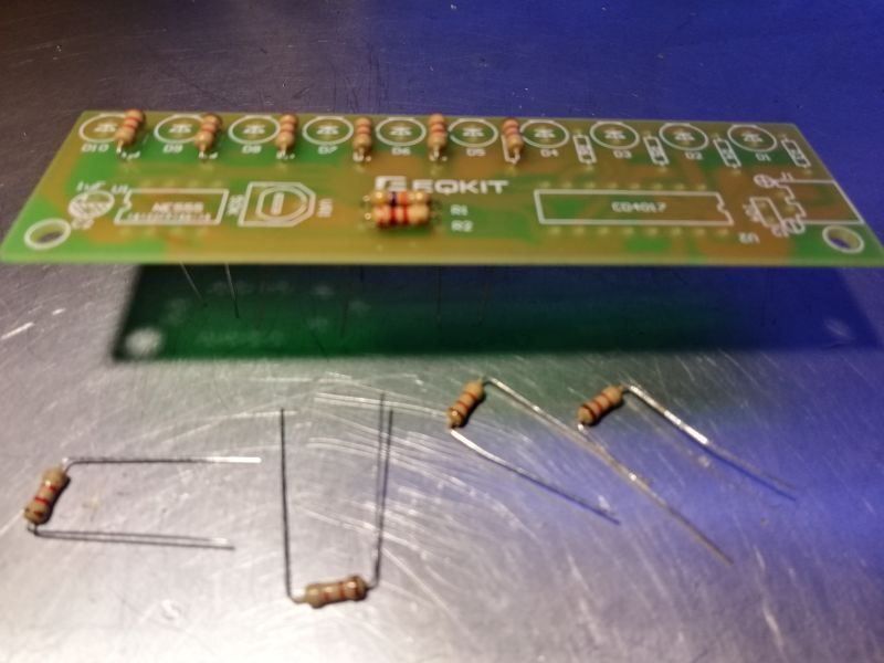 Elektronikbauteile: 10fach Lauflichtmodul 4.5/12V-DC Bausatz – Neu und originalverpackt aus Luzern von Salefactory 4