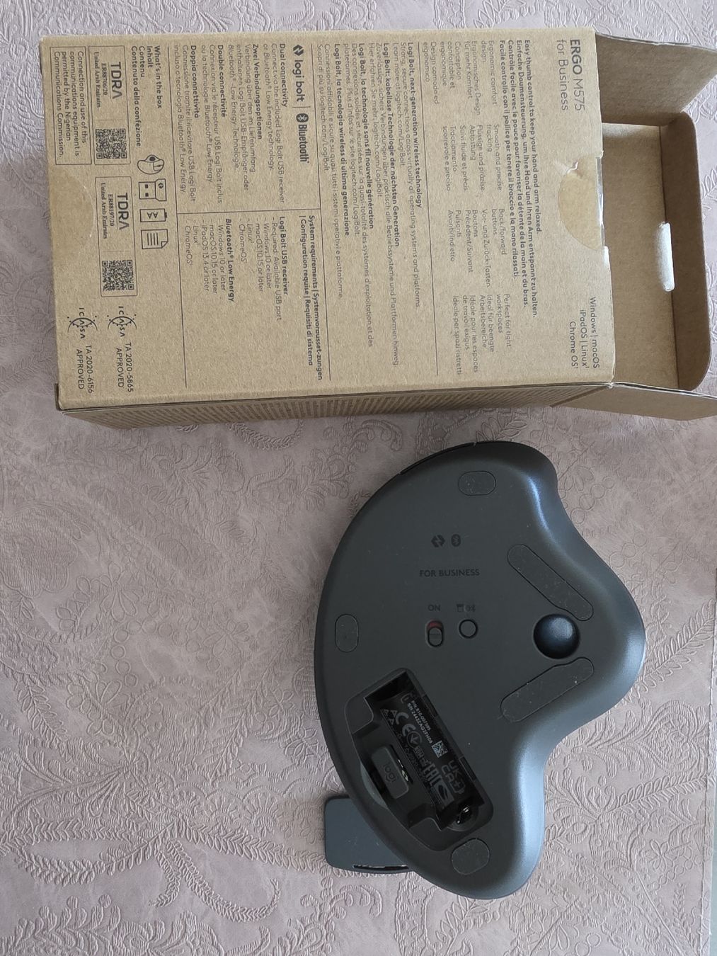 Logitech Maus: Logitech ERGO M575 Wireless Trackball – Neu (gemäss Beschreibung) aus Goldach von Cooky2011 2