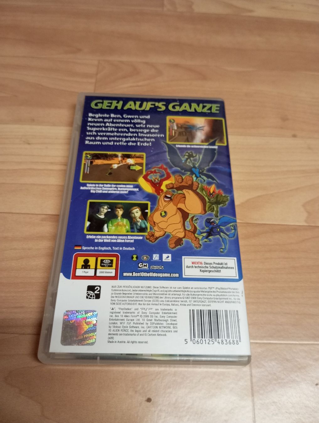 Sony Spiele: Ben 10 Alien Force PSP – Gebraucht aus Cottens FR von magnius01 2