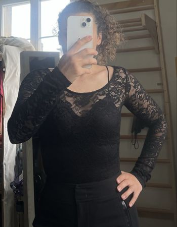 HUGO BOSS Body Spitze schwarz XS – elegant & figurbetont