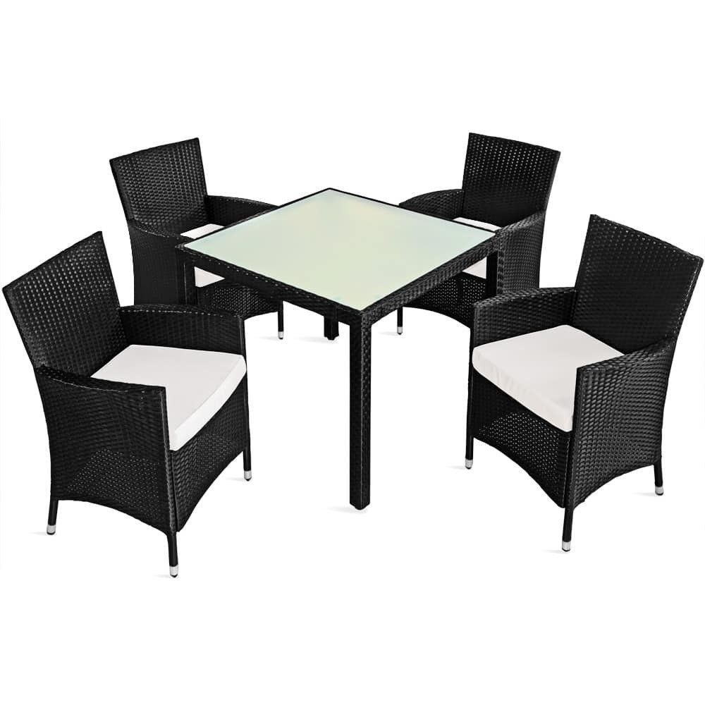 Set de table et chaises: Polyrattan Sitzgruppe 5 teilig – Neuf avec emballage d'origine à Winterthur par aredo 9