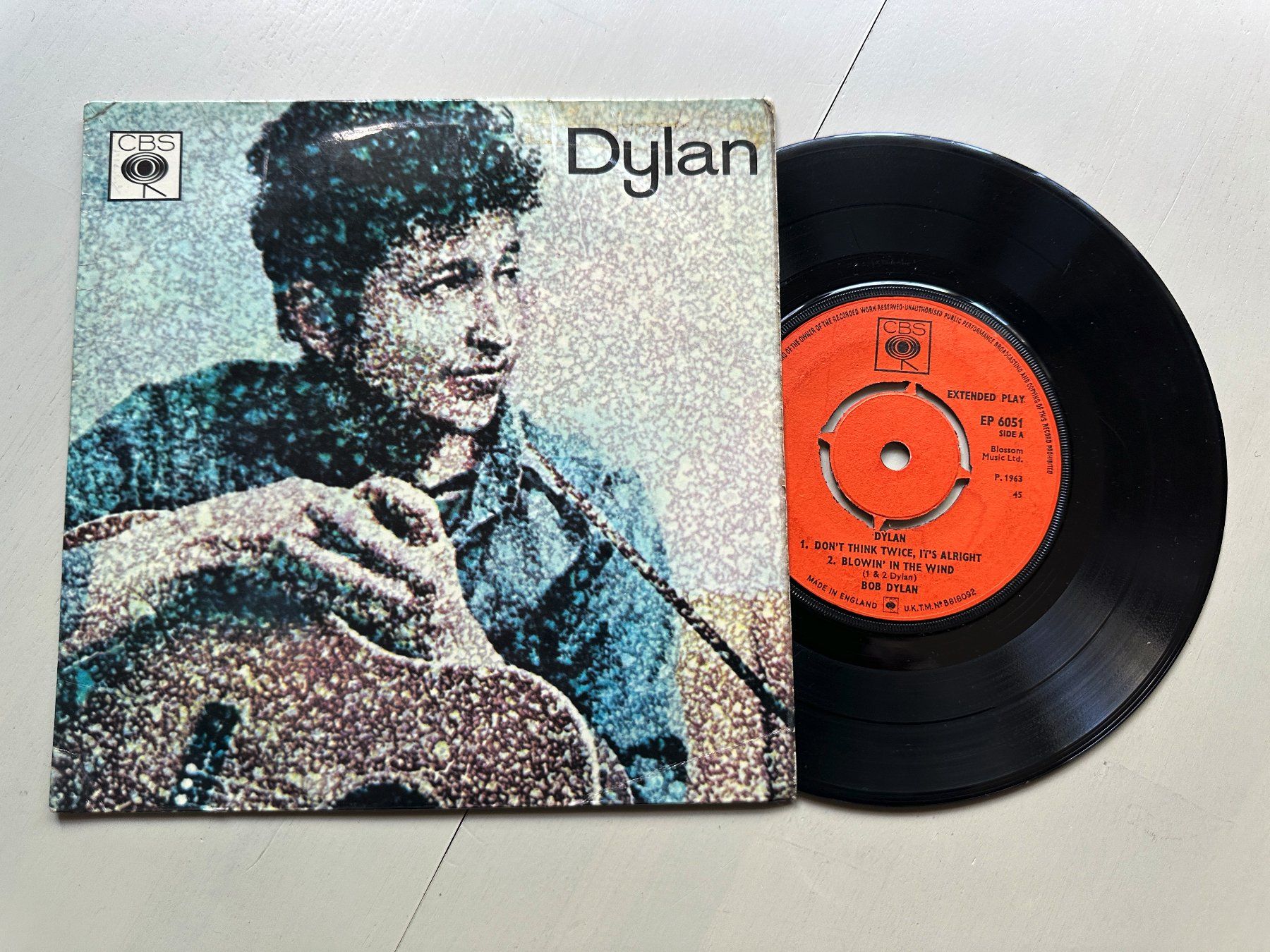 Dischi in vinile: BOB DYLAN rare EP Single Don't think twice blowing in the – Usato da Basel venduto da Partridge