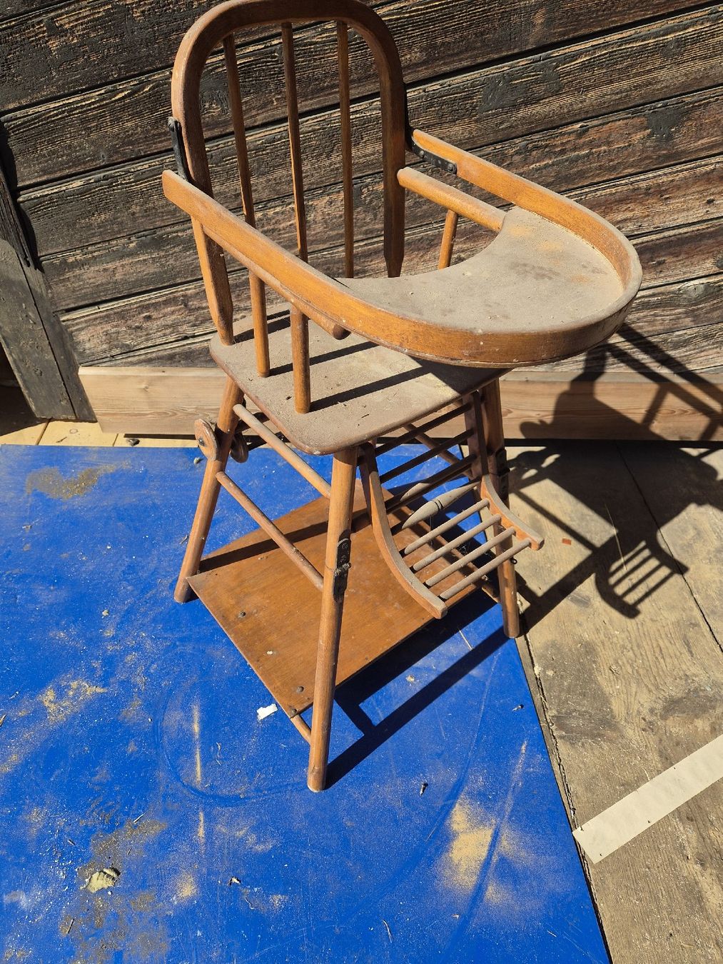 Seggioloni: Ancienne chaise en bois pour bébé – Usato da Farvagny-le-Grand venduto da CollectibleWatches 2