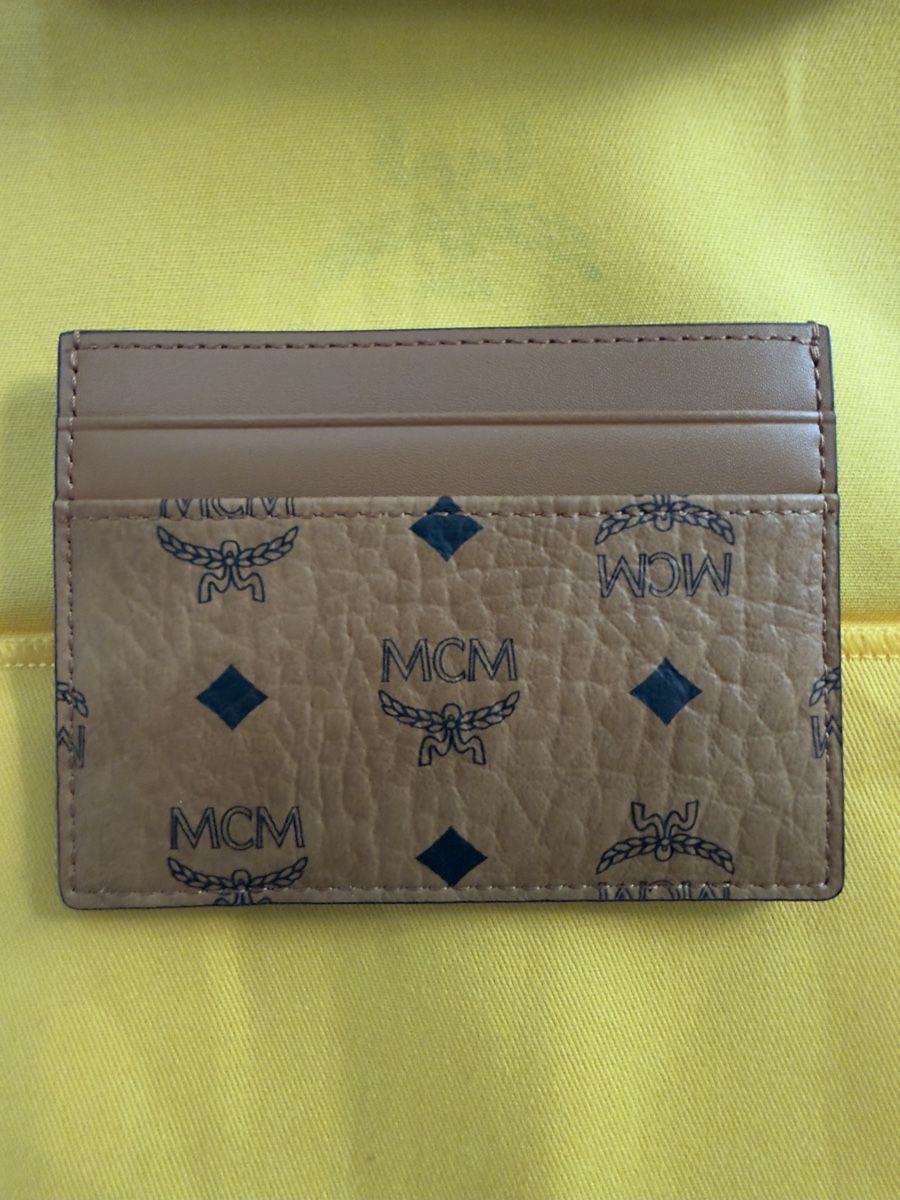 Mcm Portafogli: MCM Kartenetui Visetos Cognac, neu mit Box – Nuovo (secondo la descrizione) da Neuendorf venduto da Bleu_primitif 4