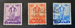 4-16-2 Timbres Pro Patria 1936 oblitérés